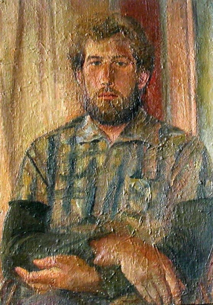 1984 Портрет Георгия уварова
Ключевые слова: мара даугавиете,портрет,живопись