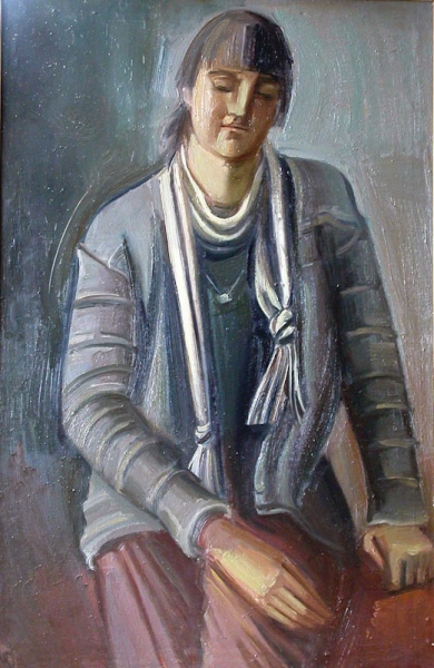 1986. Вера Ельницкая
Ключевые слова: мара даугавиете,портрет,живопись