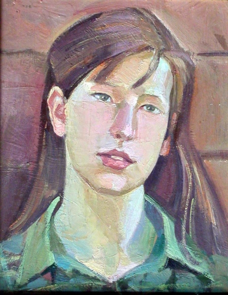 1998 "Портрет Мары"
Ключевые слова: мара даугавиете,живопись,портрет