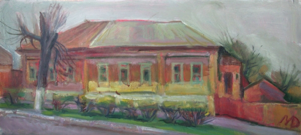 2010 "Старый дом в Кашире"
Ключевые слова: пейзажи,мара даугавиете,живопись