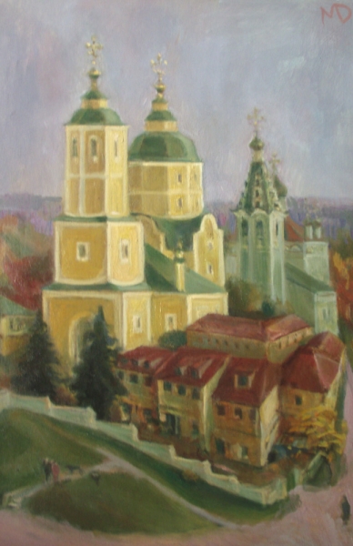 2008 "Две церкви в Серпухове"
Ключевые слова: пейзажи,мара даугавиете,живопись