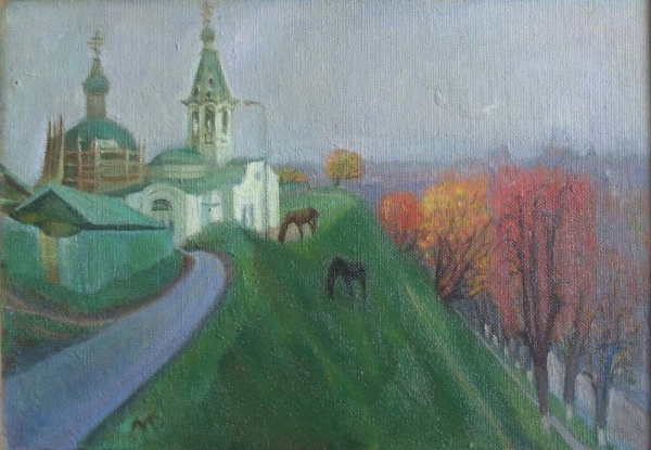 2007 "Осень в Серпухове"
Ключевые слова: пейзажи,мара даугавиете,живопись