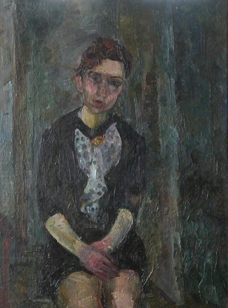 1974 "Лена Борисова в черном платье"
Ключевые слова: мара даугавиете,живопись,портрет
