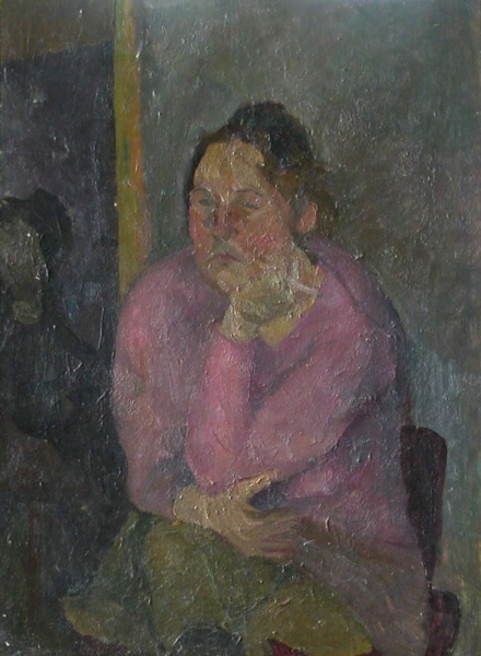 1974 "Лена Сластенко"
Ключевые слова: мара даугавиете,живопись,портрет