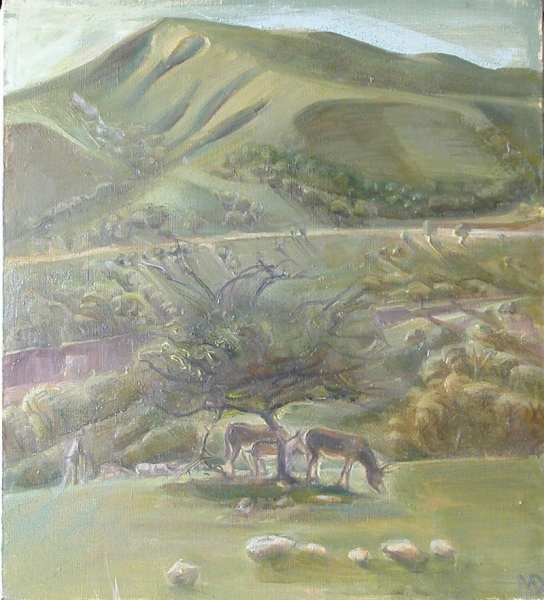 1987 Ослики в горах
