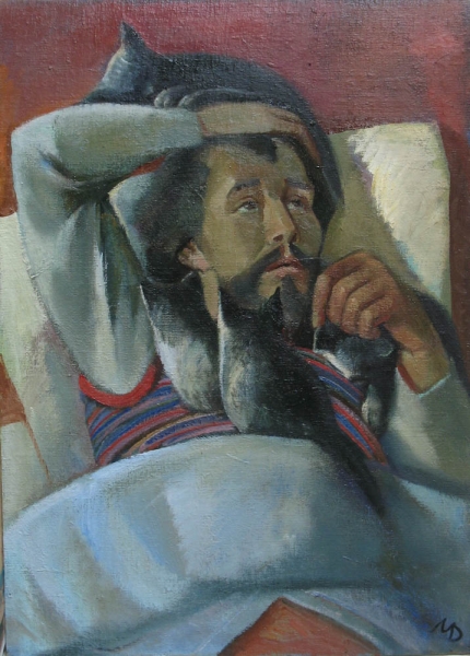 2005 "Больной Юра"
Ключевые слова: мара даугавиете,живопись,портрет