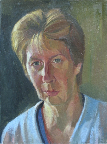 2006 "Автопортрет"
Ключевые слова: мара даугавиете,живопись,портрет,автопортрет
